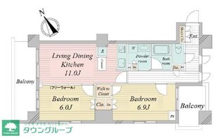 アクティ東仲通りの物件間取画像